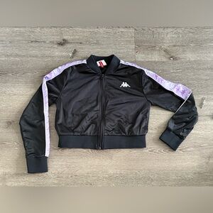 Kappa black zip up jacket. | Size Small